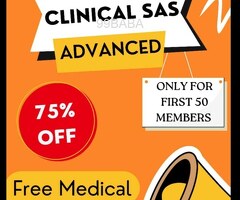 Best clinical SAS course training and certification with good placements